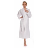 Witte katoenen kimono badjas van Badrock – ademend & comfortabel