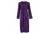 badjas dames paars met capuchon