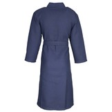 Marine blauwe katoenen kimono badjas van Badrock – unisex model