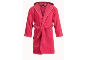 badjas kind fuchsia roze met capuchon