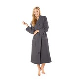 Antraciet katoenen kimono badjas van Badrock – unisex model