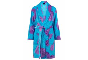 badjas kind Mega Stippen met sjaalkraag