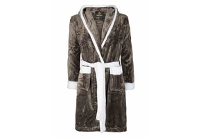 badjas kind Grijs met capuchon