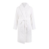 Relax Company fleece badjas wit - unisex model