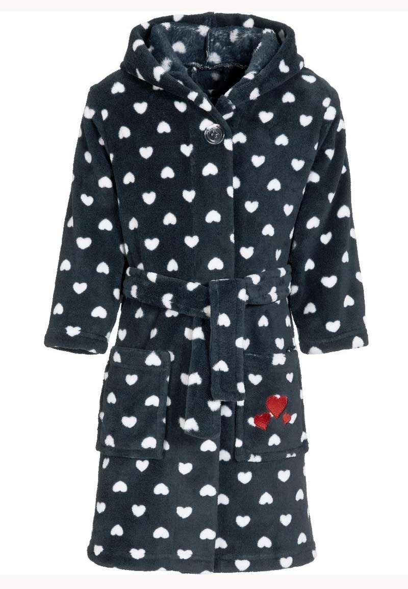 Playshoes kinderbadjas marine hartjes afbeelding
