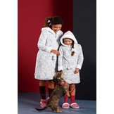 Rits kinderbadjas hondjes - fleece