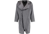 rits badjas man donkergrijs