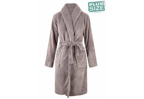 Badjas extra groot - lichtgrijs