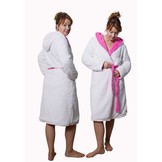 Capcuhon badjas sherpa - roze