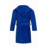 Baby badjas kobaltblauw met naam borduren