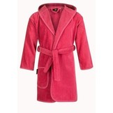 Baby badjas fuchsia roze met naam borduren