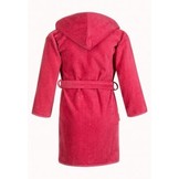 Baby badjas fuchsia roze met naam borduren