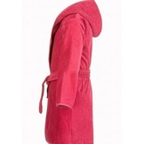 Baby badjas fuchsia roze met naam borduren