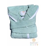 groene babybadjas met naam borduren