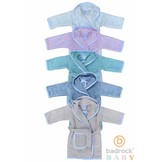 groene babybadjas met naam borduren