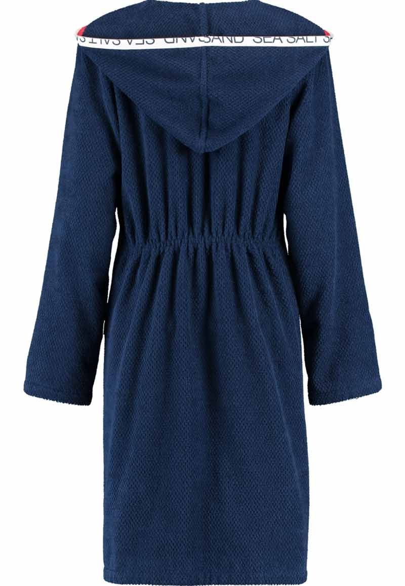 luxe rits badjas met capuchon