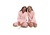 kinderbadjas pastel oud roze