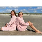 Relax Company kinderbadjas pastel oud roze