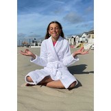 kinderbadjas fleece wit