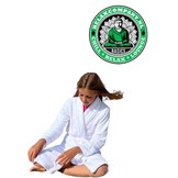 kinderbadjas fleece wit