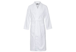 Kimono  wit unisex – badstof katoen