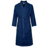 Marine blauwe katoenen kimono badjas van Badrock – unisex model