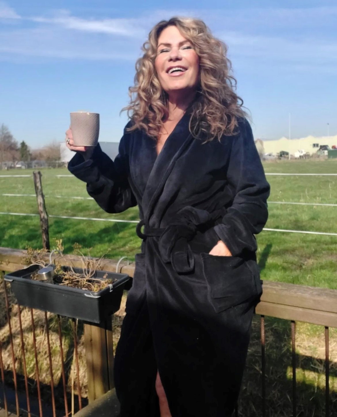 Zwarte fleece badjas – luxe & warme unisex badjas