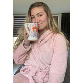 Oudroze fleece badjas kopen – zacht, elegant & comfortabel voor dames