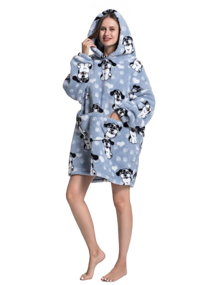 Snuggie deken met capuchon - hond