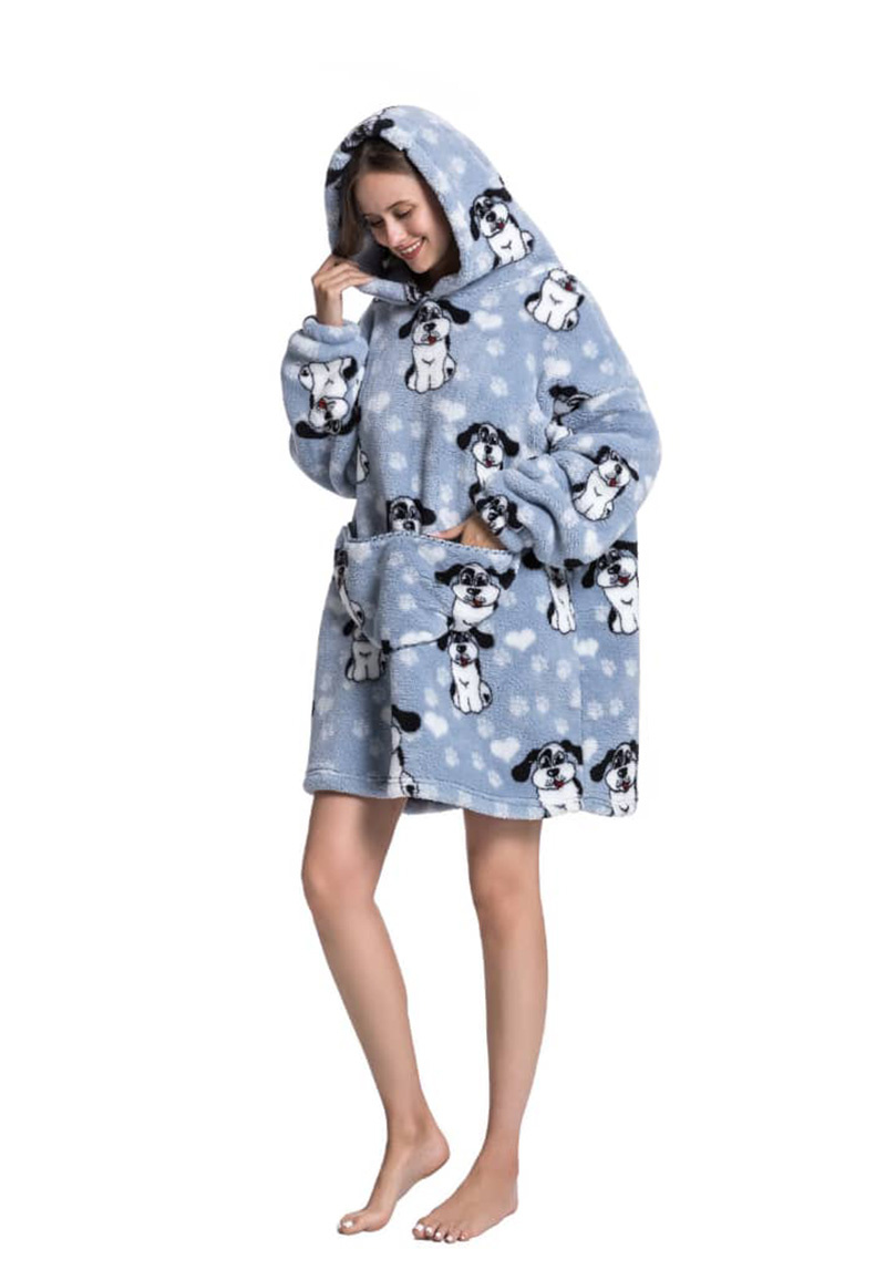 Snuggie deken met capuchon - hond