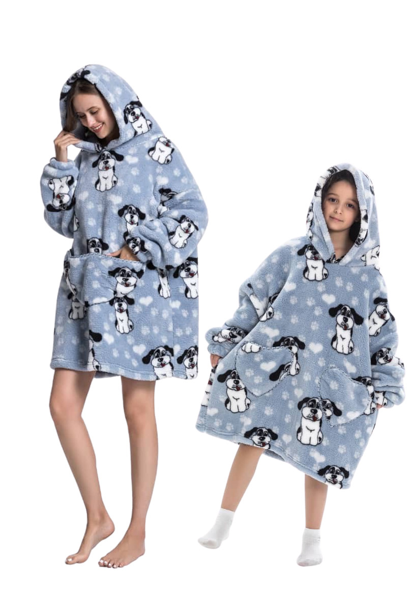 Snuggie deken met capuchon - hond