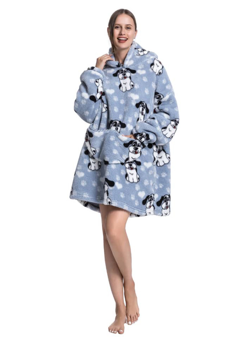 Snuggie deken met capuchon - hond