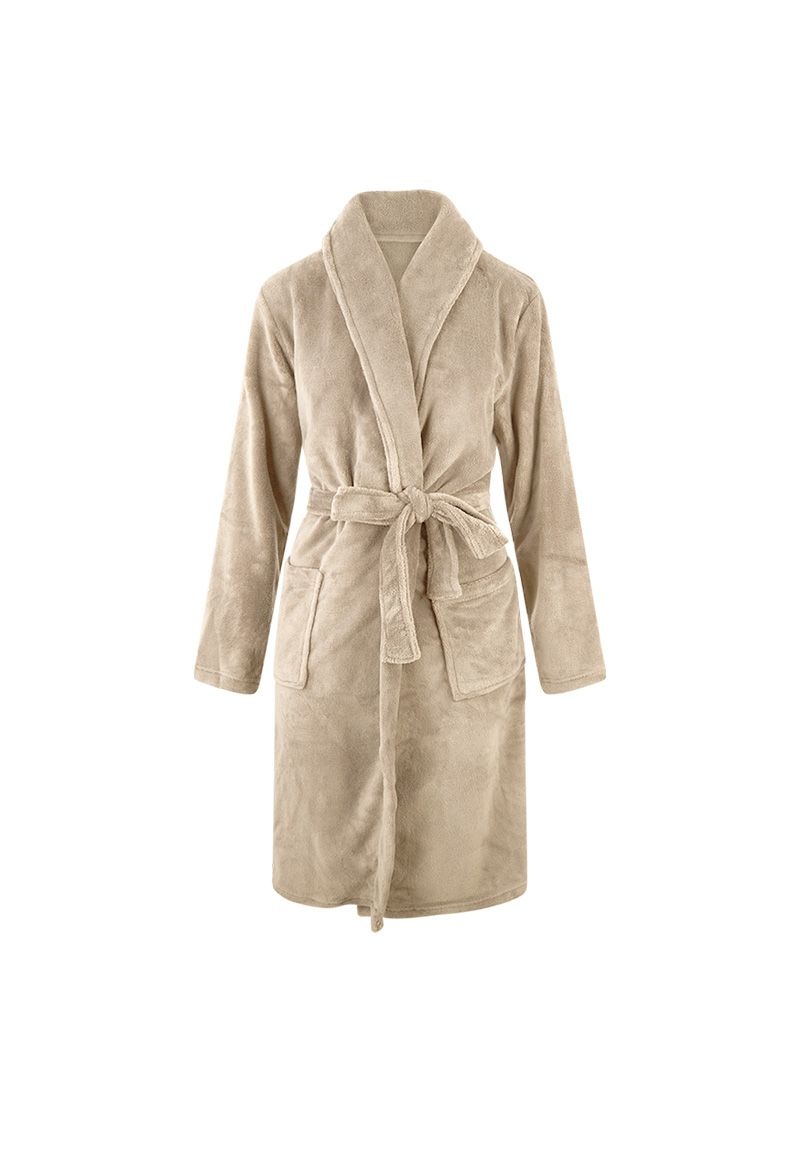 Relax Company kinderbadjas beige afbeelding