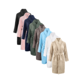 Kinderbadjas beige