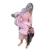 Oudroze fleece badjas kopen – zacht, elegant & comfortabel voor dames