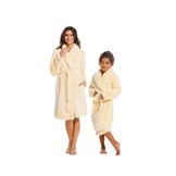 badjas dames geel - kort model