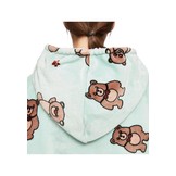Fleece deken met mouwen & capuchon - beren
