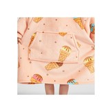 Fleece deken met mouwen & capuchon - kind - ijsjes
