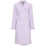 Lila kimono met ruffles - fleece