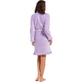 Lila kimono met ruffles - fleece