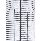 Rits damesbadjas met streepmotief - fleece