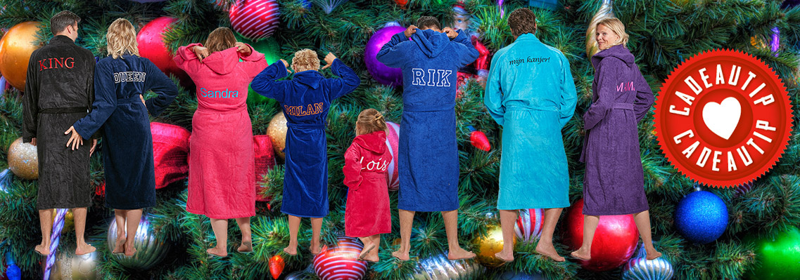 Bestel je badjas cadeaus voor kerst op tijd door drukte!