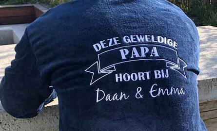 Het ultieme vaderdag cadeau: een stoere badjas!