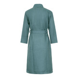 Petrolkleurige katoenen kimono badjas van Badrock – unisex model