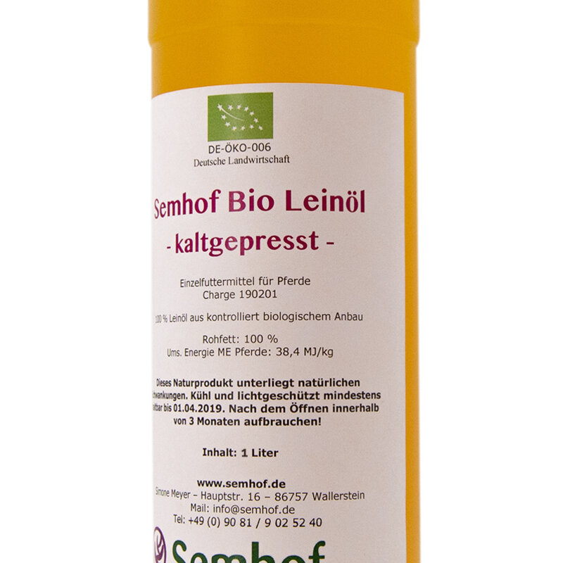 Semhof  Bio Leinöl
