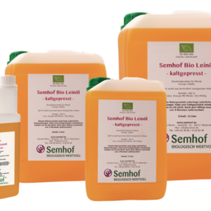 Semhof Bio Leinöl  - wird gerade frisch gepresst!