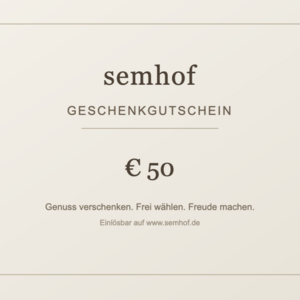 Gutschein über 20,00 €, 50,00 € oder 100,00 €