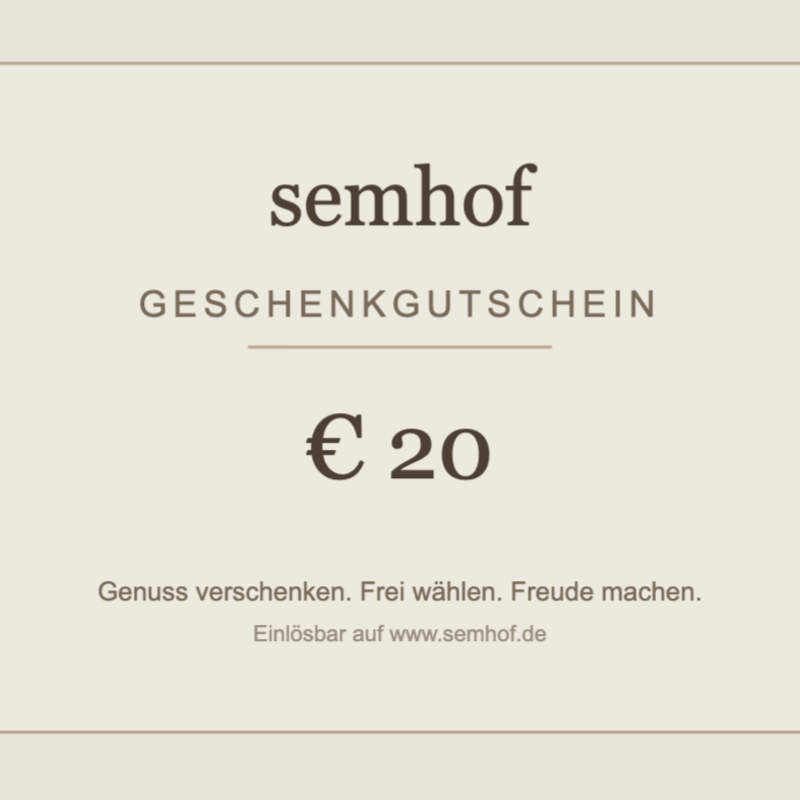 Gutschein über 20€, 50€ oder 100€
