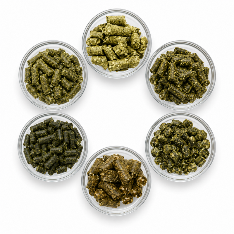 NEU:  Semhof-Pellets Bio-Basisfutter-Set (6 x 1 kg)