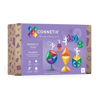 Connetix Connetix Rainbow Shape Expansion Pack - 36 stuks